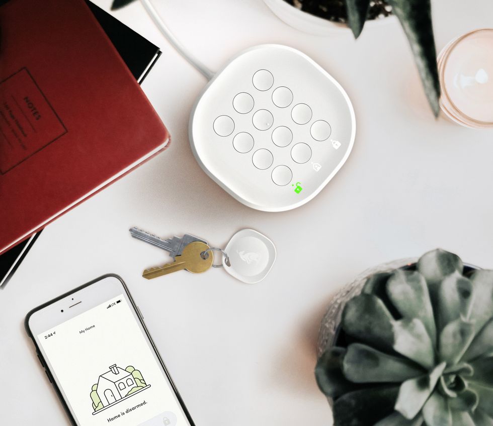 Kangaroo motion sensor on a table.