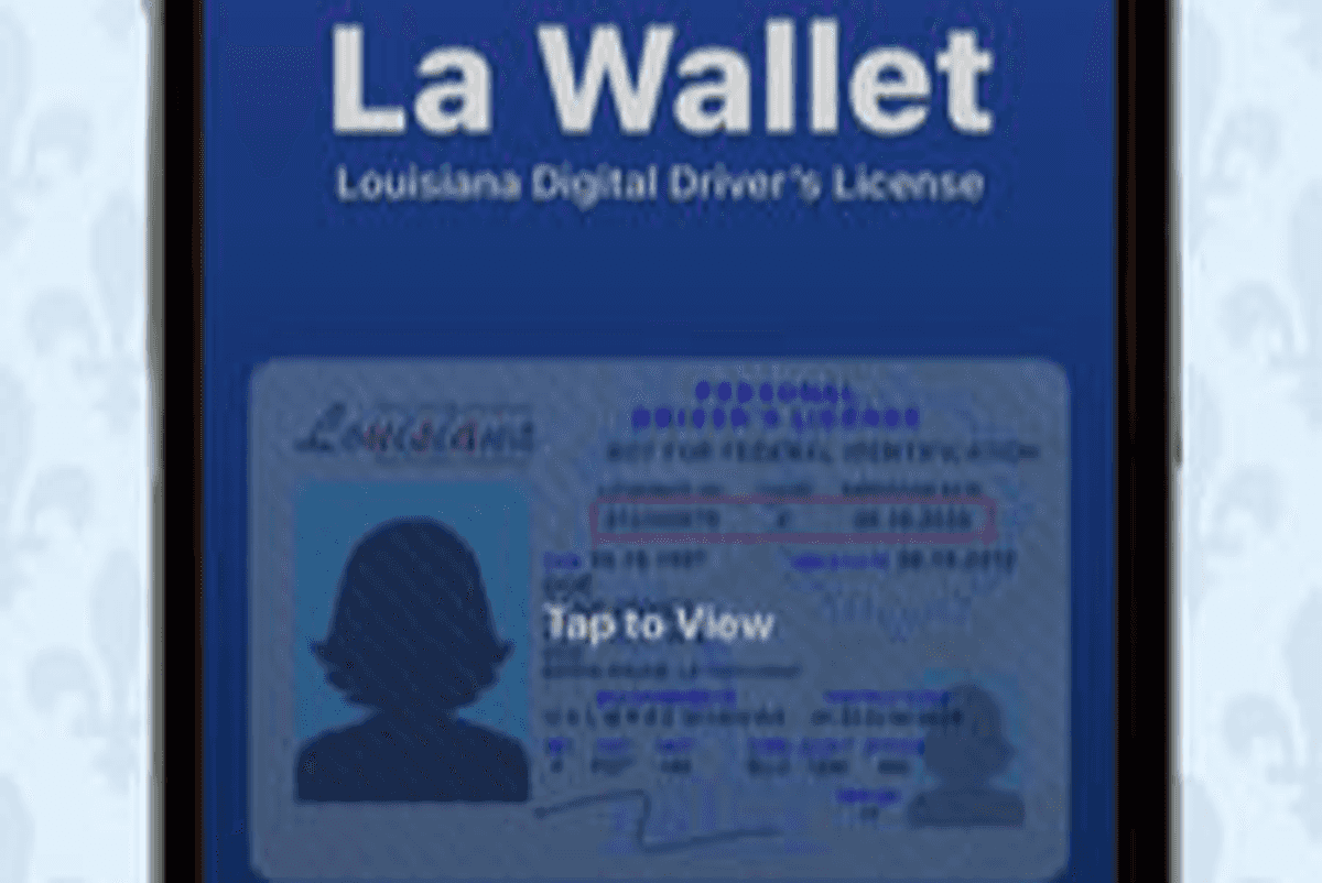 LA wallet digital driver's license