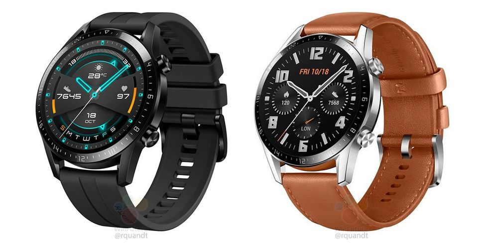 Leaked images of new Huawei Watch GT 2 smartwatch