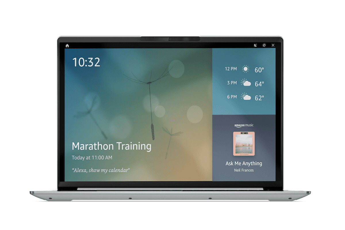 Lenovo IdeaPad 5 with Alexa Show Mode