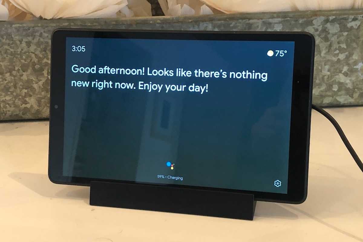 Lenovo Smart Tab M8 with Google Assistant