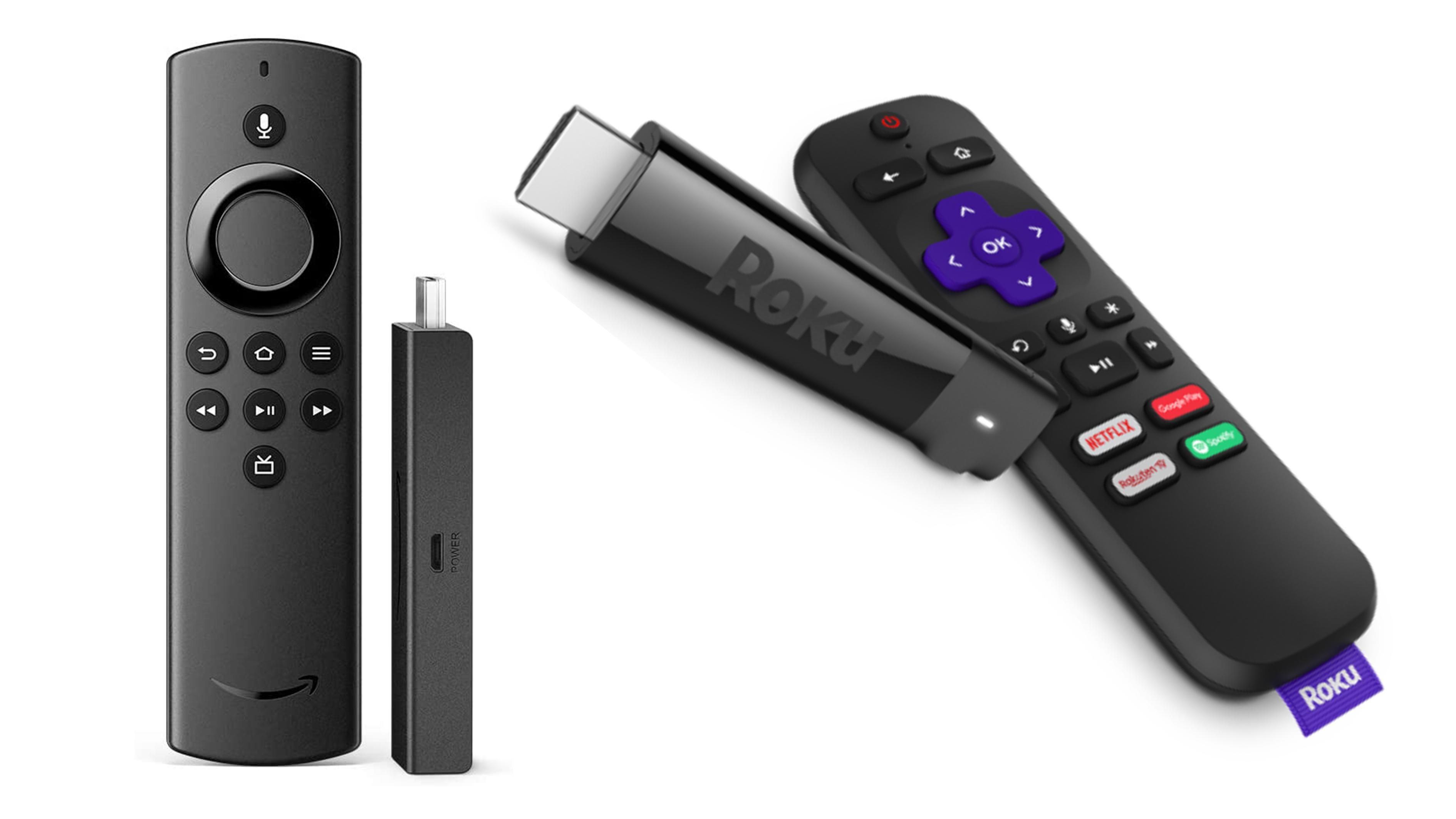 ​Amazon Fire TV Stick and Roku Streaming Stick+