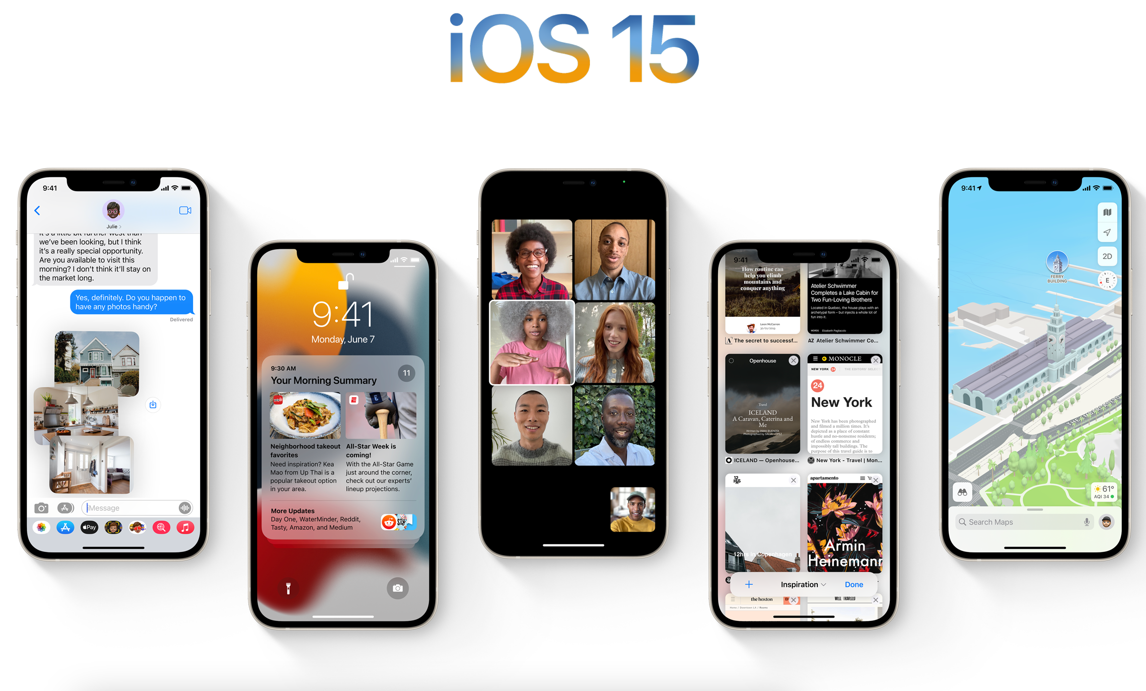 iOS 15 by Apple