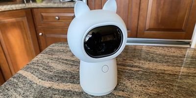 Aqara Camera Hub G3 on a countertop