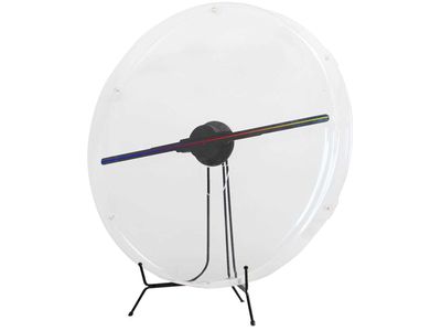 3D Hologram Fan with Cover, 3D Hologram Projector HD LED Advertising Display with Remote and Bluetooth and WiFi,1500 Video...