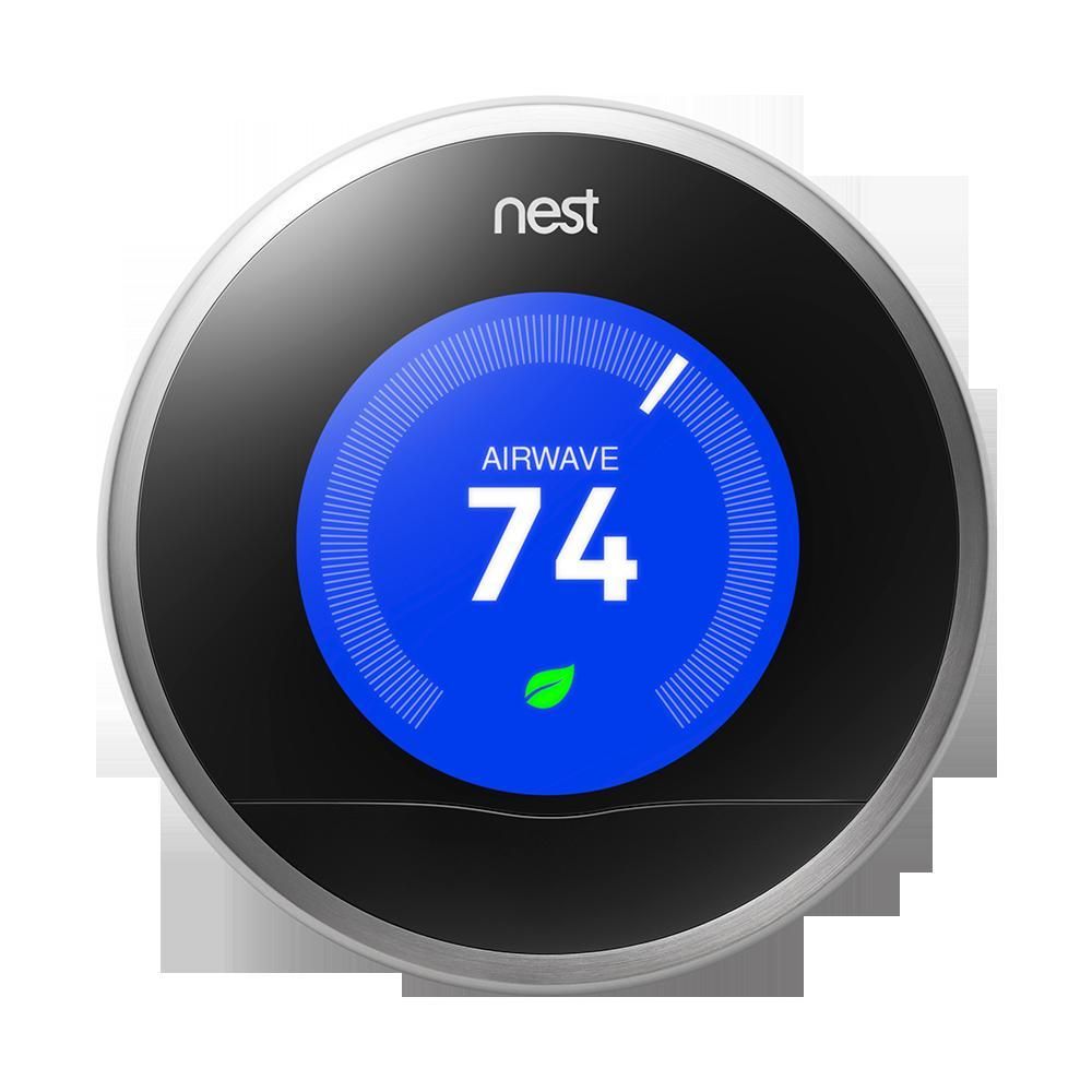 a photo of nest smart thermostat