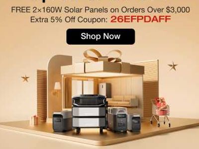 Ecoflow's Prime Day Deals illustration and details