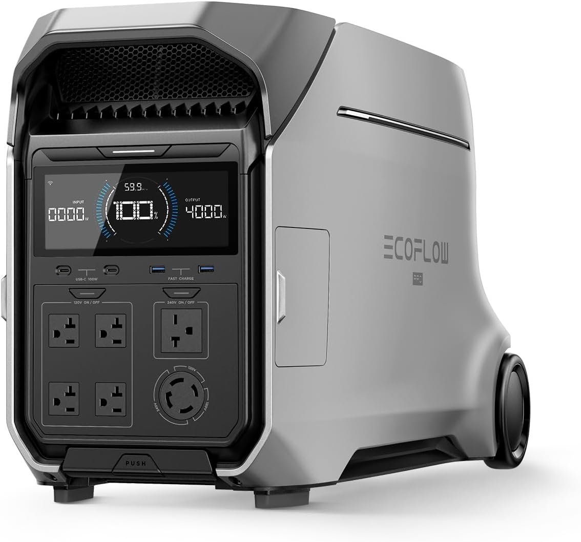 product shot of ECOFLOW DELTA Pro 3 Portable Power Station