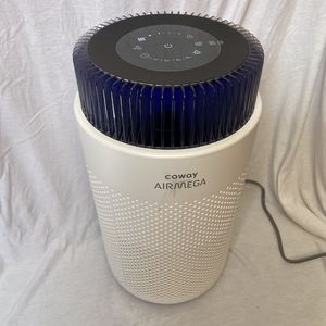 a photo of Coway Airmega 100 Air Purifier in an apartment.
