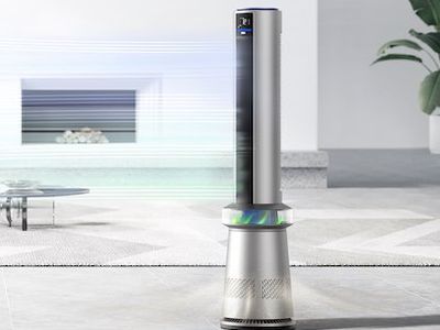 a photo of Dreo New MC701S Smart Air Purifier Tower Fan