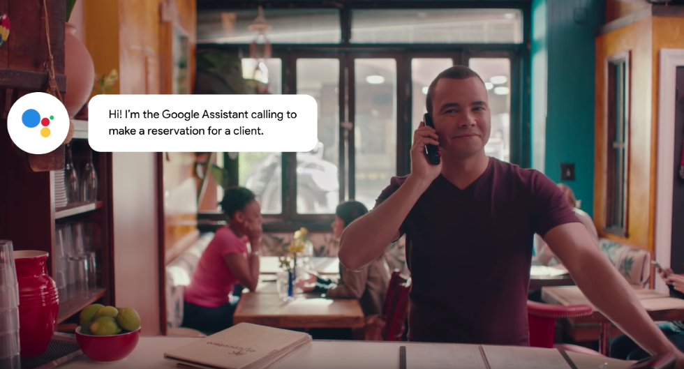 Photo showing how Google Duplex AI makes phone calls