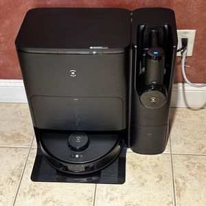 a photo of Ecovacs DEEBOT T30S Combo Robot Vacuum and Mop installed on a kitchen floor