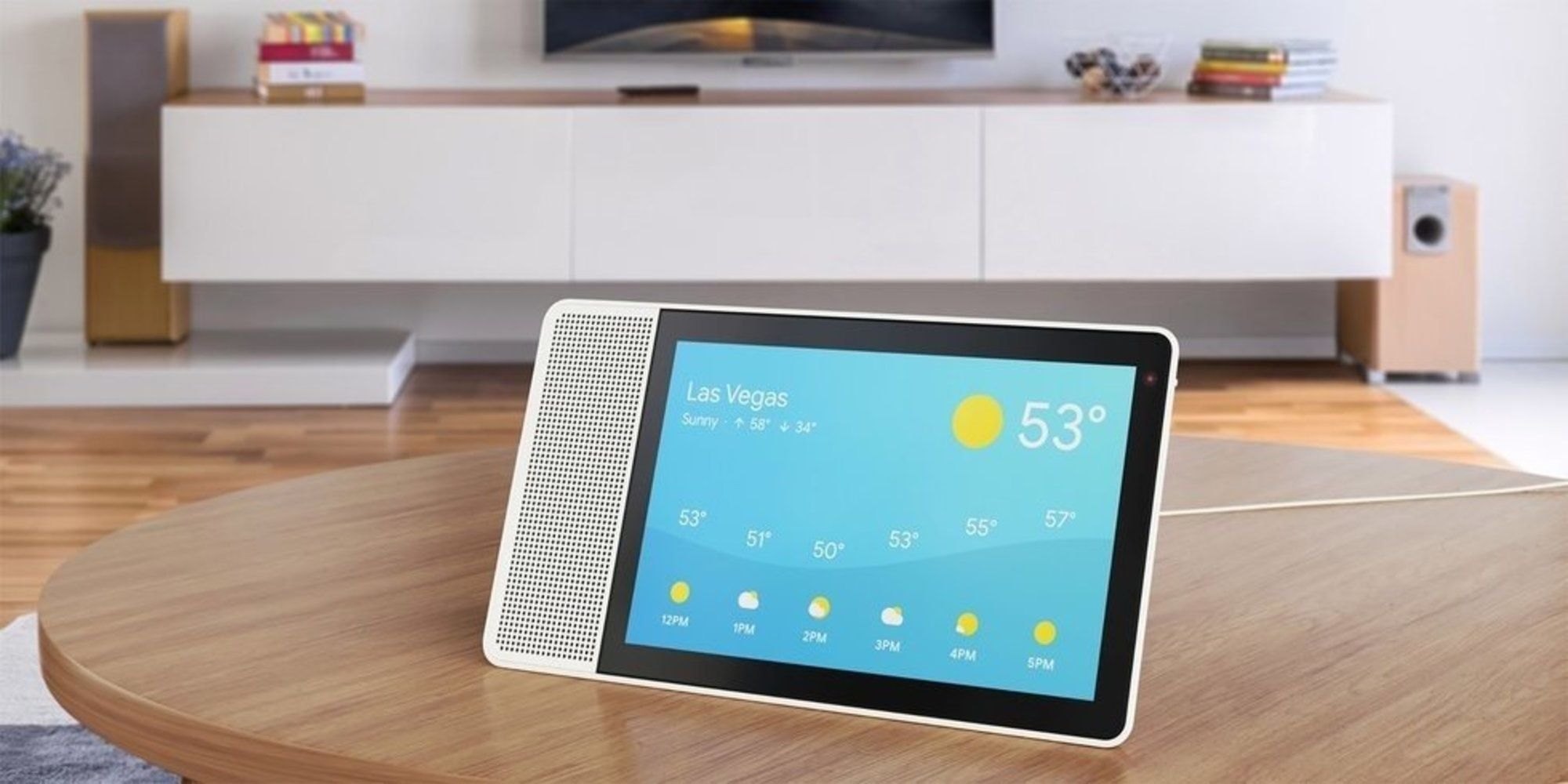 Photo of the Google Home Hub smart display