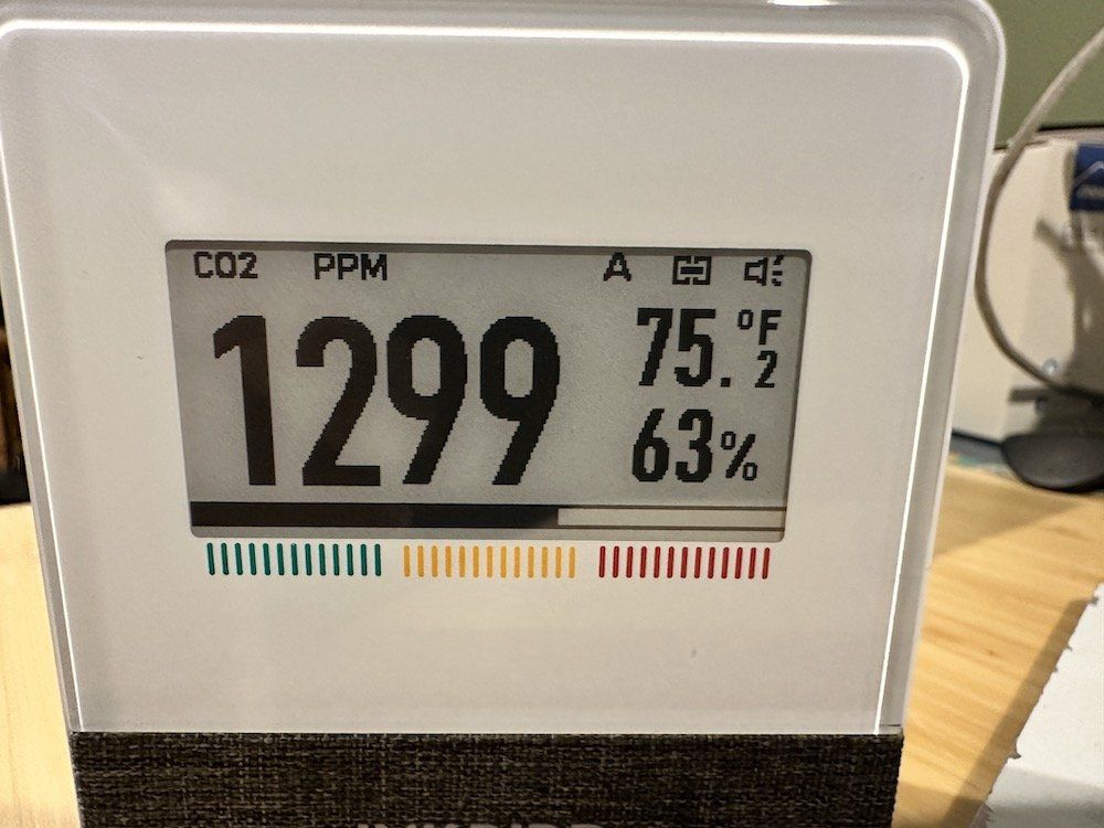 Close up of INKBIRD Smart Indoor Air Quality Monitor