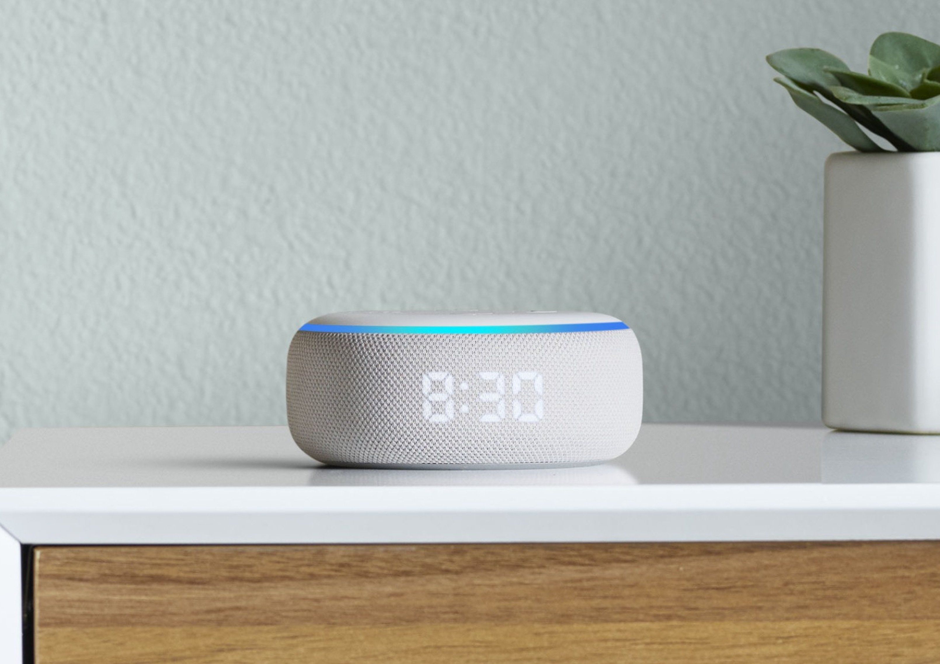 Amazon Echo Dot with Clock