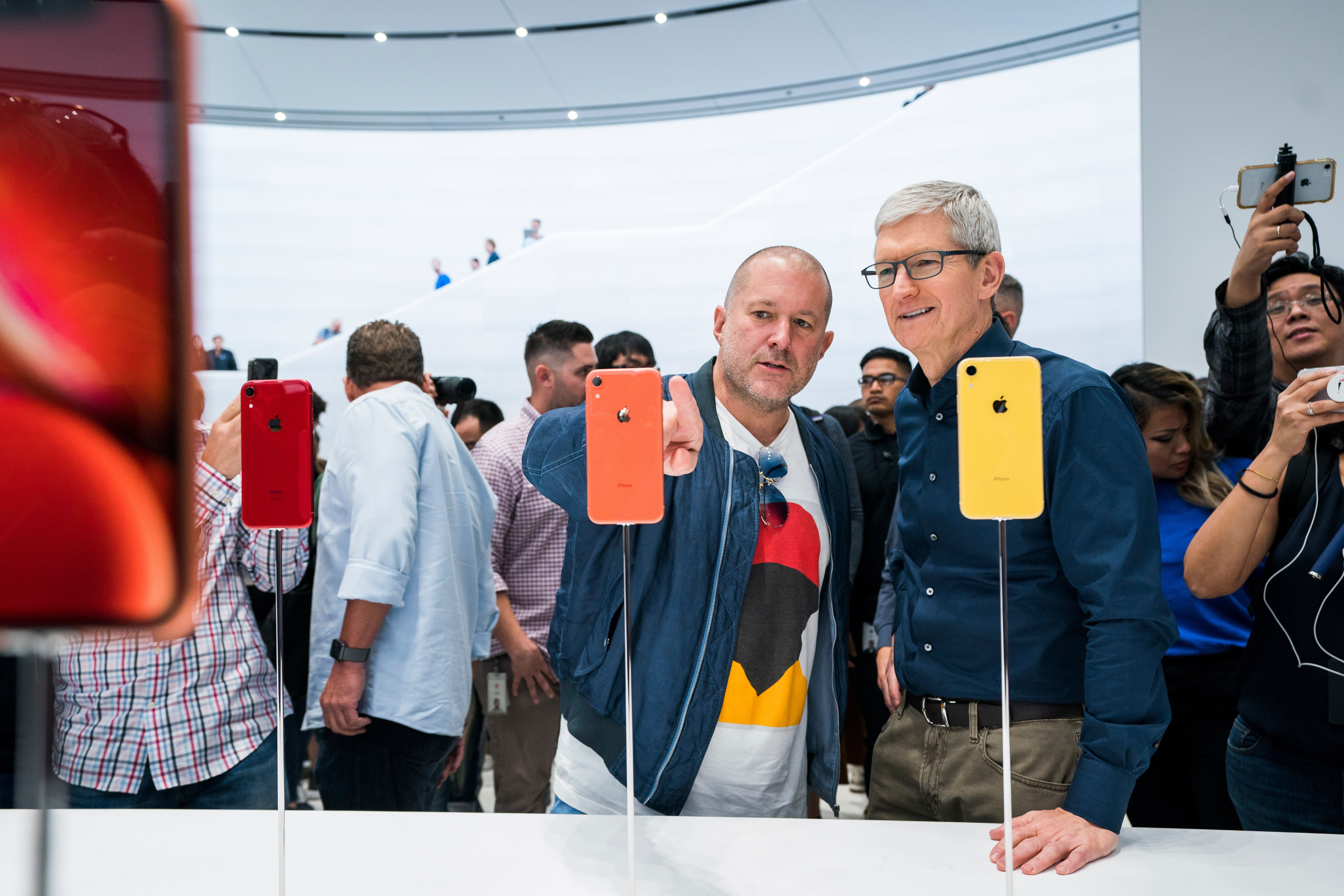 Jony Ive and Tim Cook