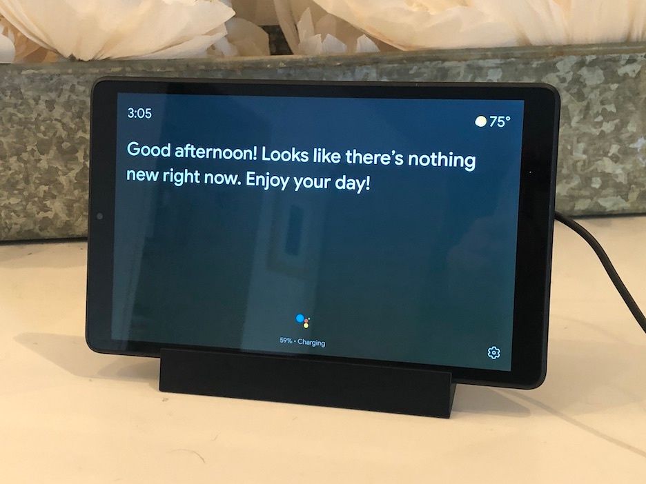 Lenovo Smart Tab M8 with Google Assistant