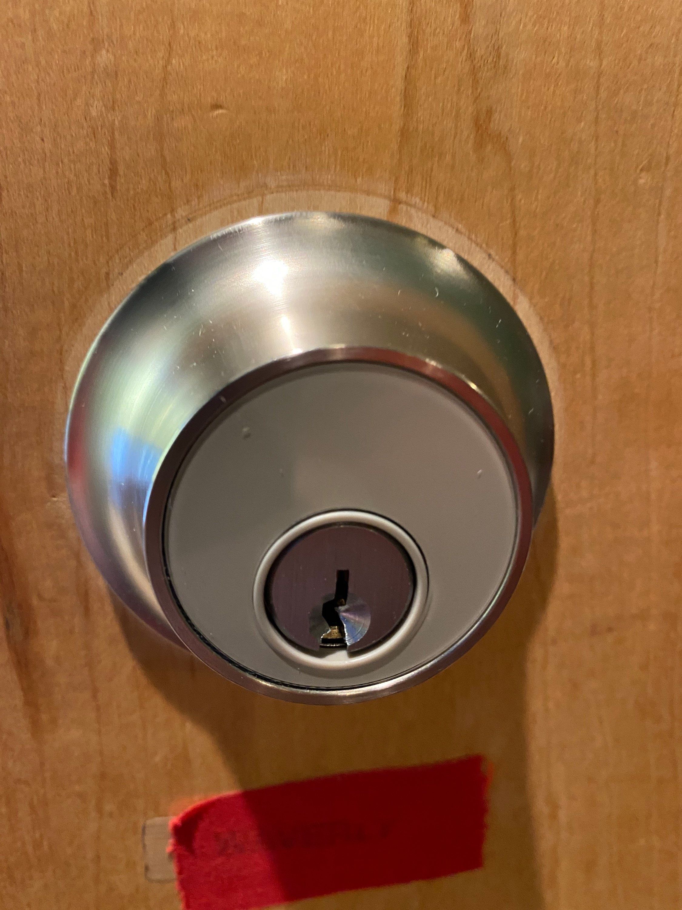 Level Lock Smart Lock on a door