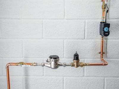 a photo of Moen FloSmart Water Monitor and Shutoff installed