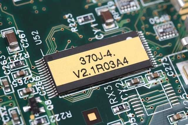 photo of a microchip