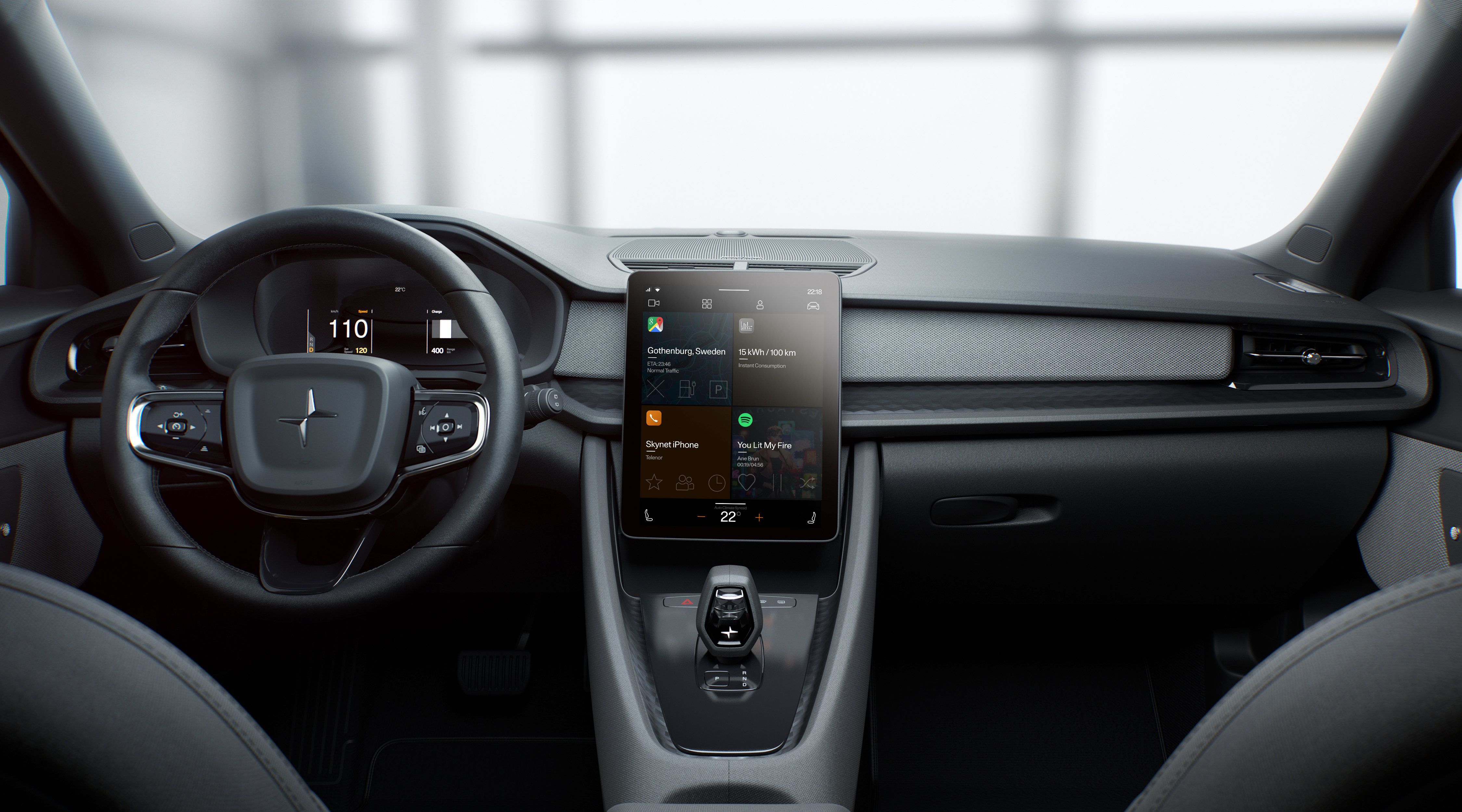 ​Polestar 2's unique Android Automotive operating system