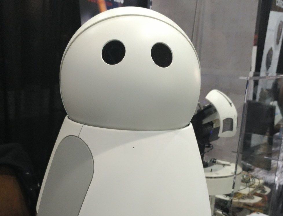 a photo of a robot at CES Show