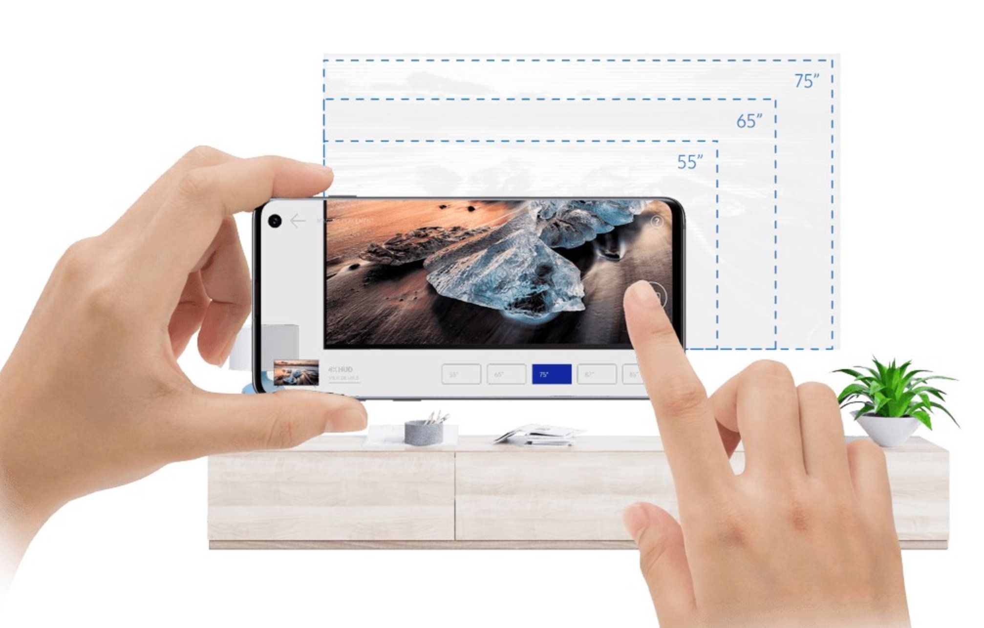 Samsung TV True Fit AR app