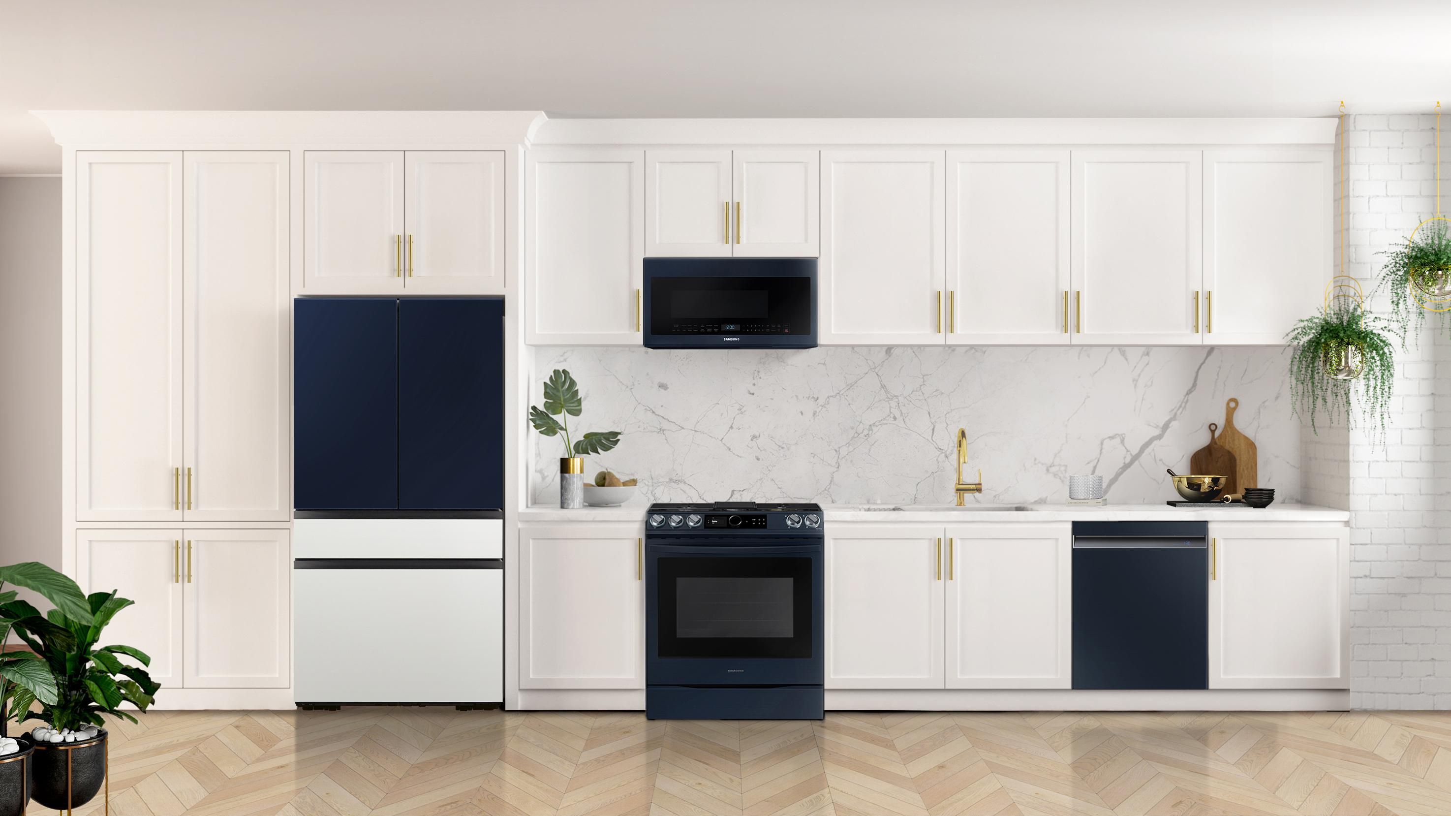 Samsung Bespoke Kitchen appliances in a kitchen