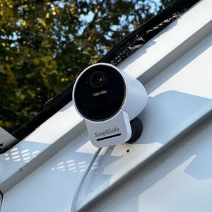 a photo of SimpliSafe Outdoor Security Camera Series 2 with Active Guard