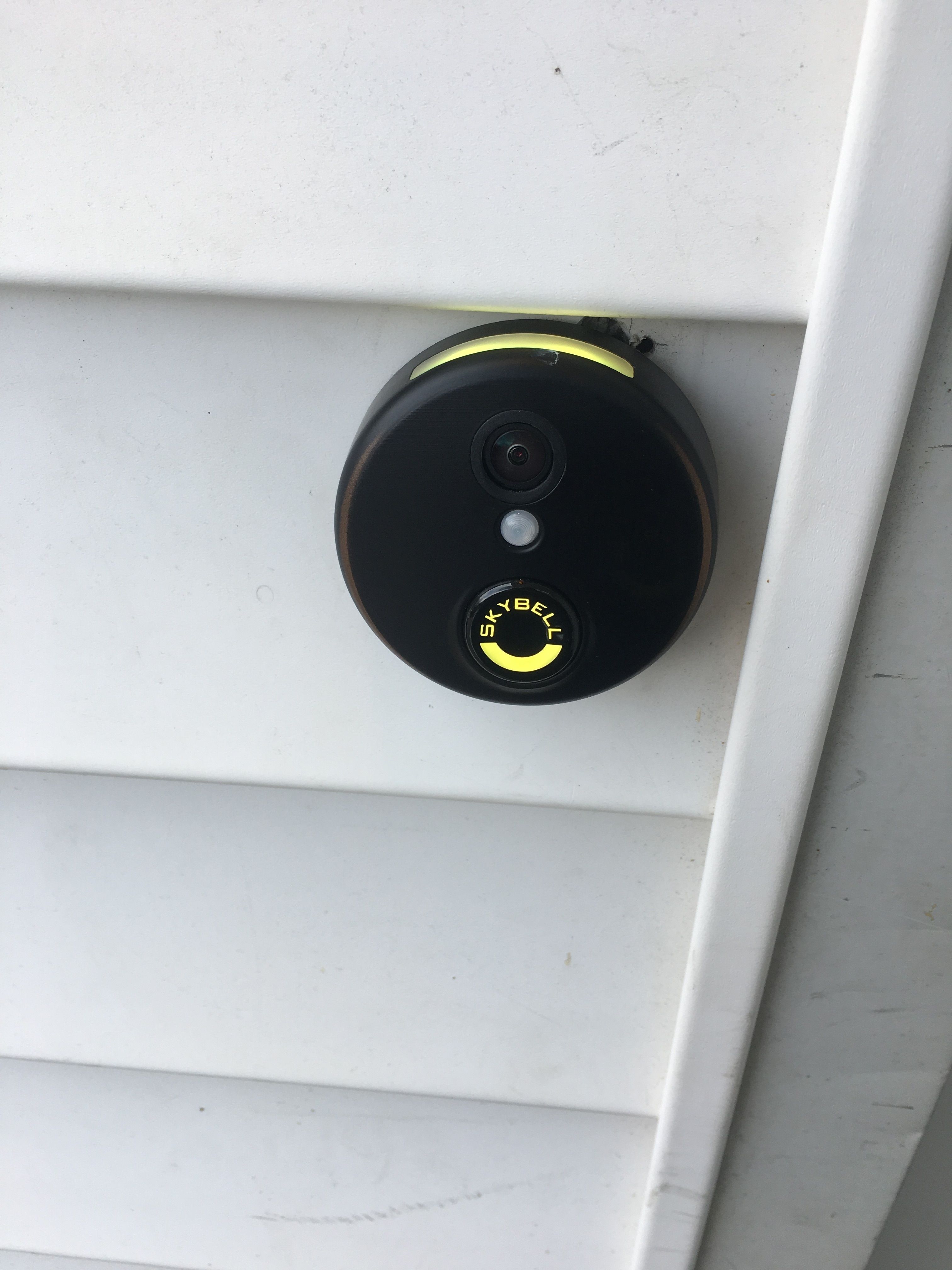 a photo of SkyBell HD video doorbell