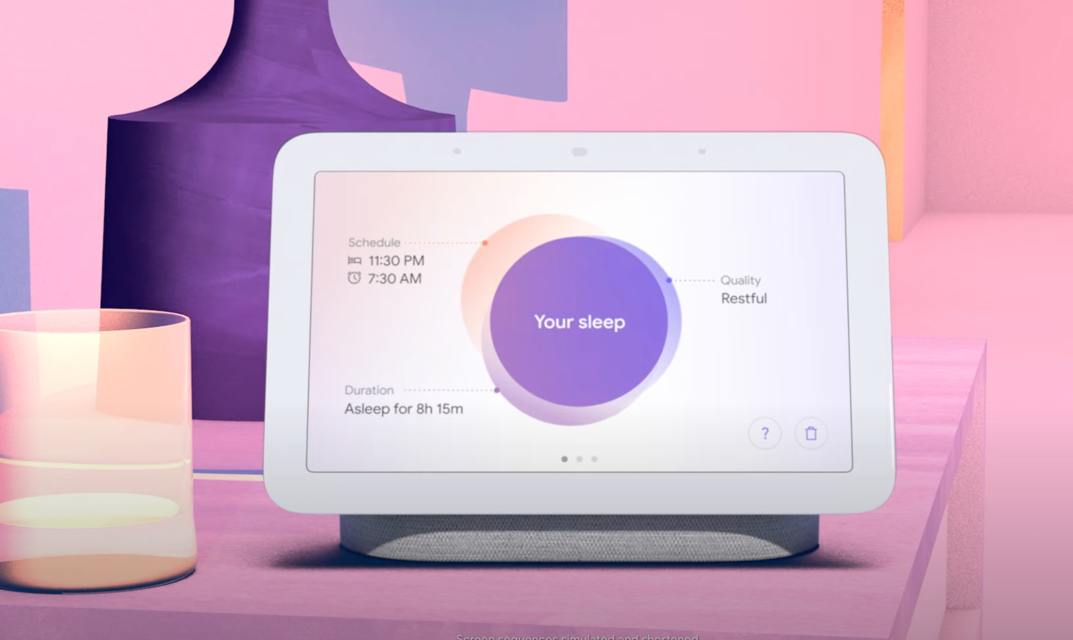 Sleep tracking of the Nest Hub 2​