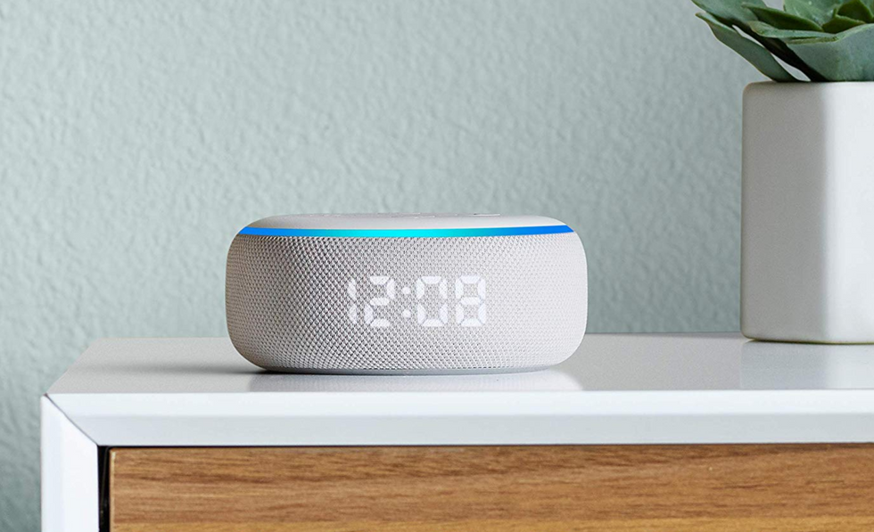 Amazon Echo Dot with clock smart speaker