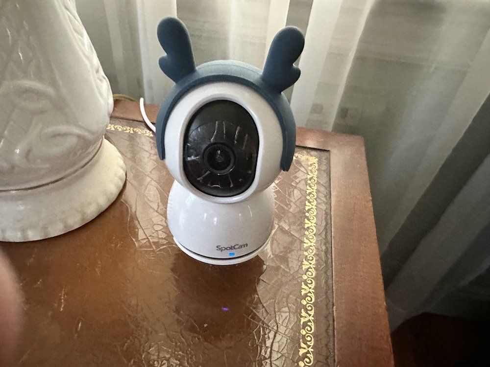 A photo of SpotCam Mibo Pet Security Camera