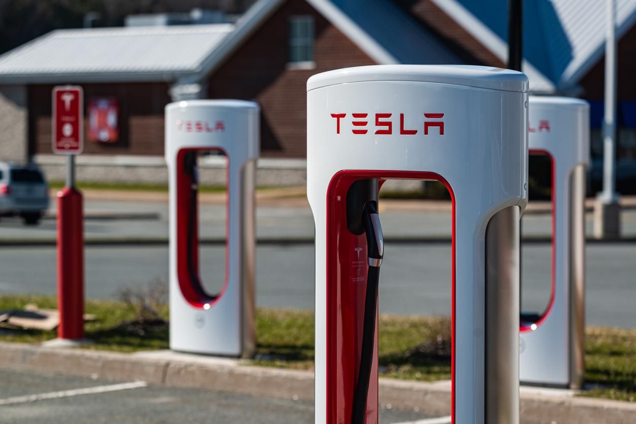 Tesla Supercharger station