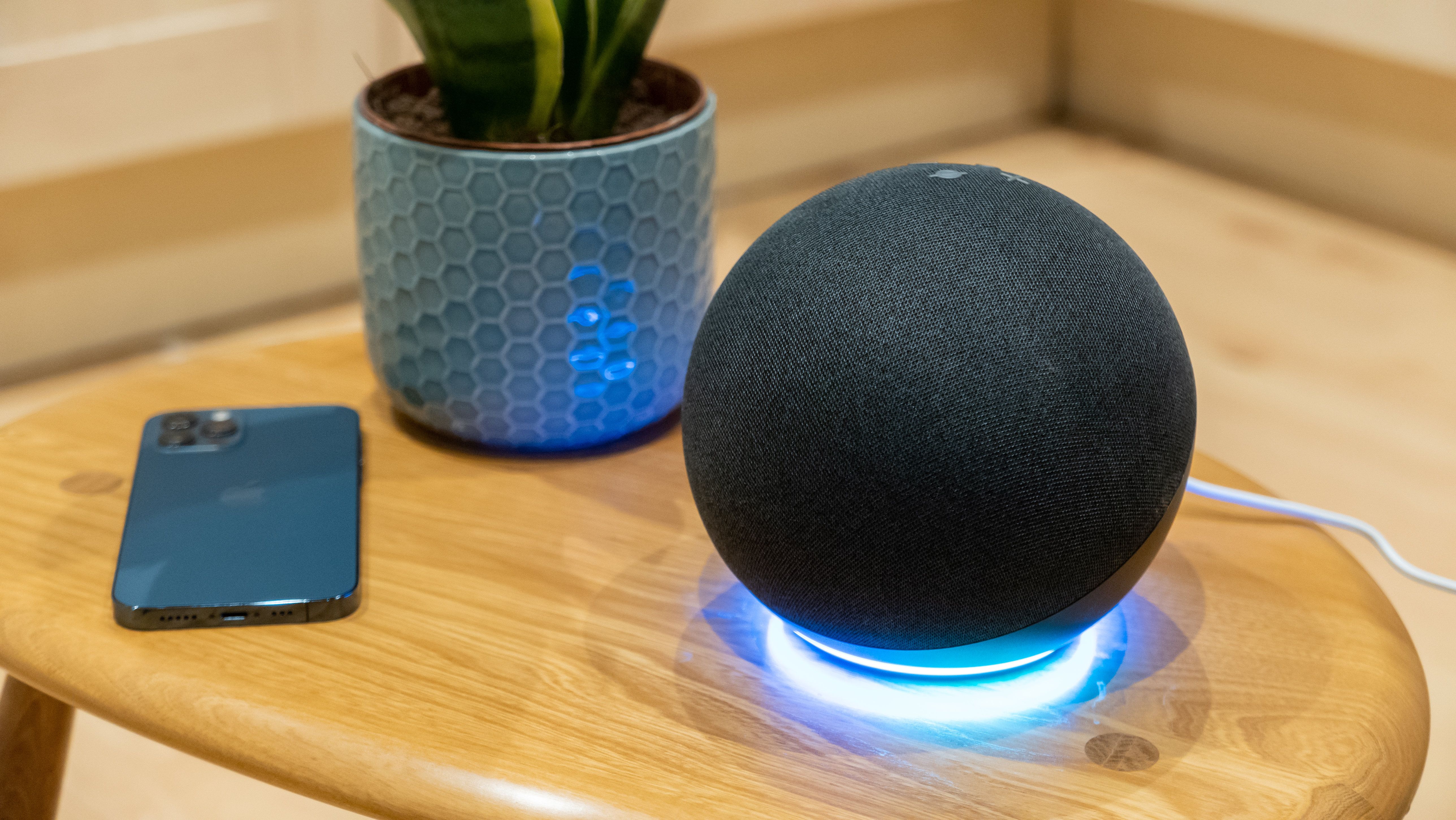 ​The Amazon Echo (4th Gen) smart speaker