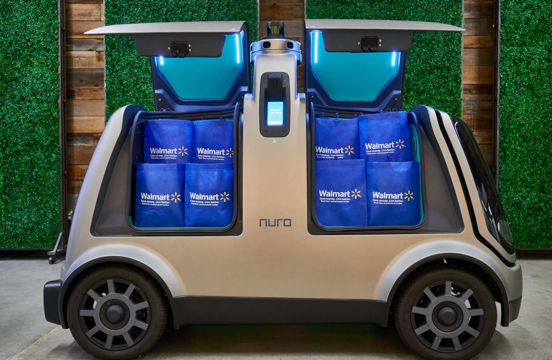 Nuro autonomous food delivery vehicles