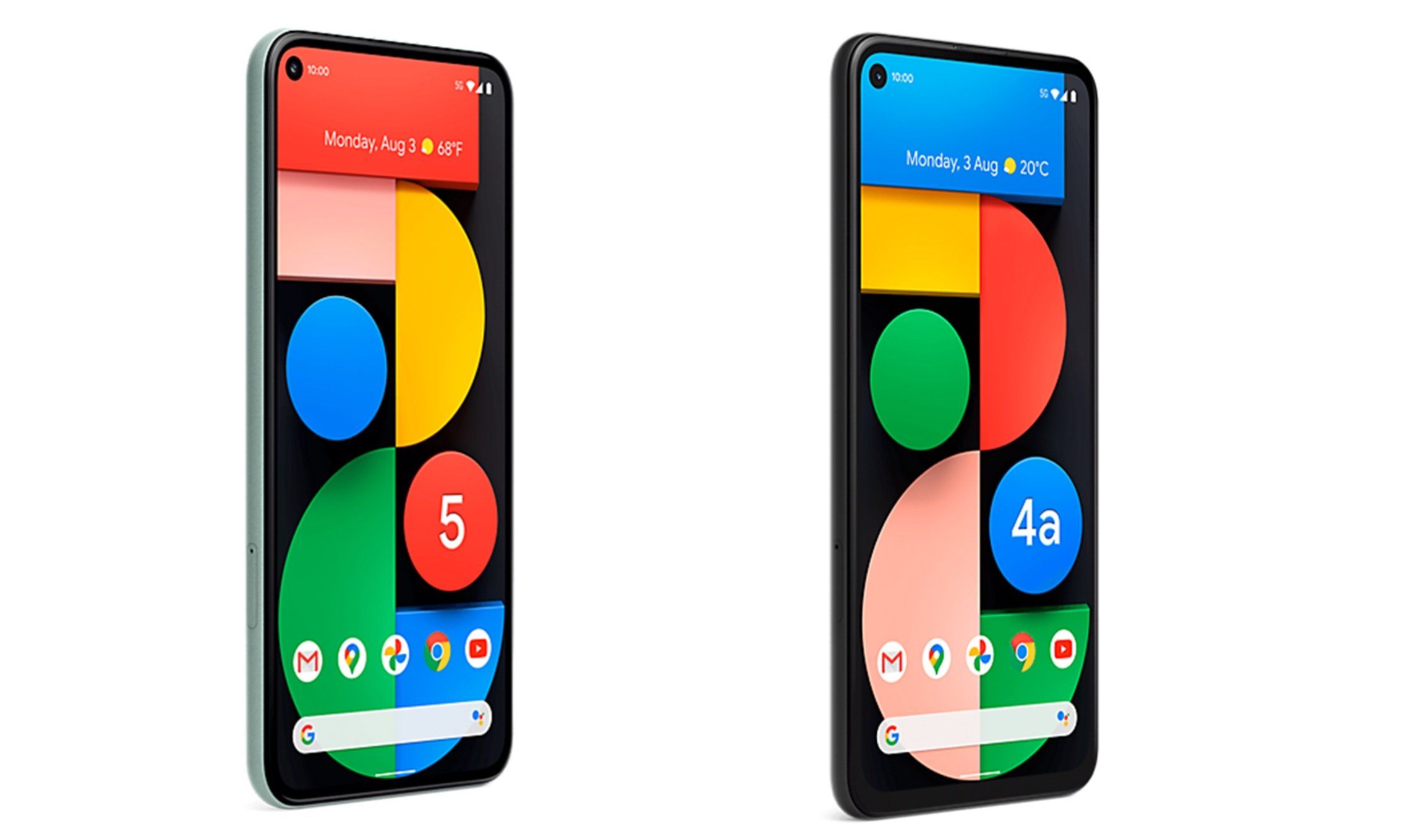 The Google Pixel 5 and Pixel 4a 5G​
