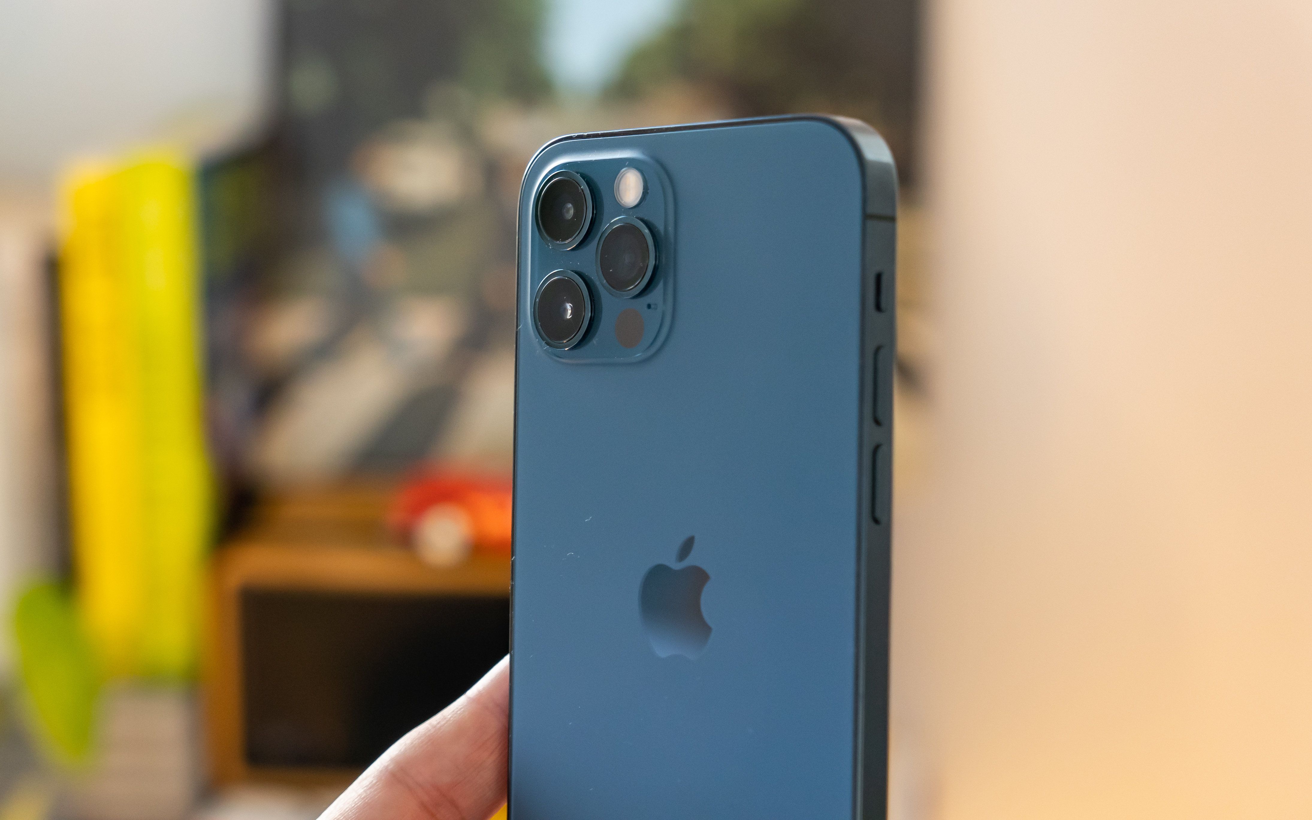 Three-lens rear camera system of the iPhone 12 Pro