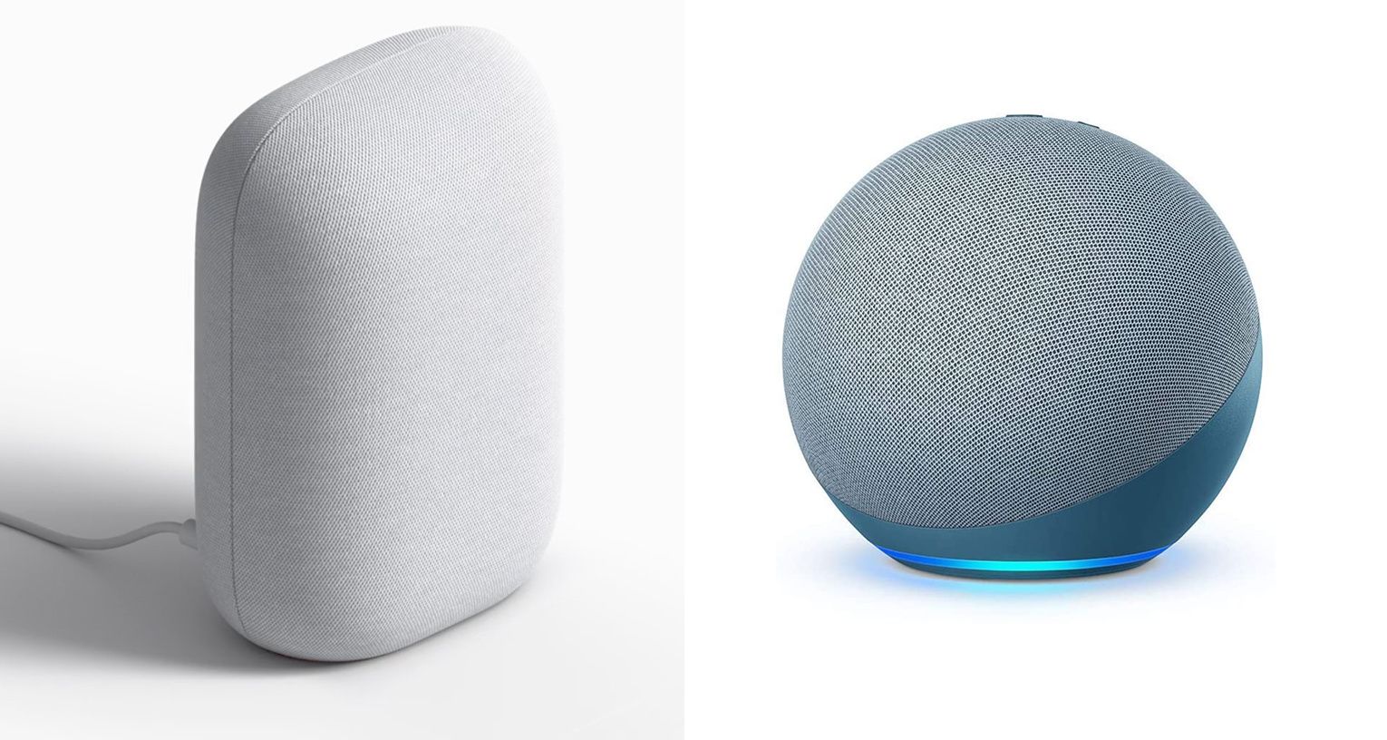 The new Google Nest Audio and Amazon Echo 4th Gen smart speakers​