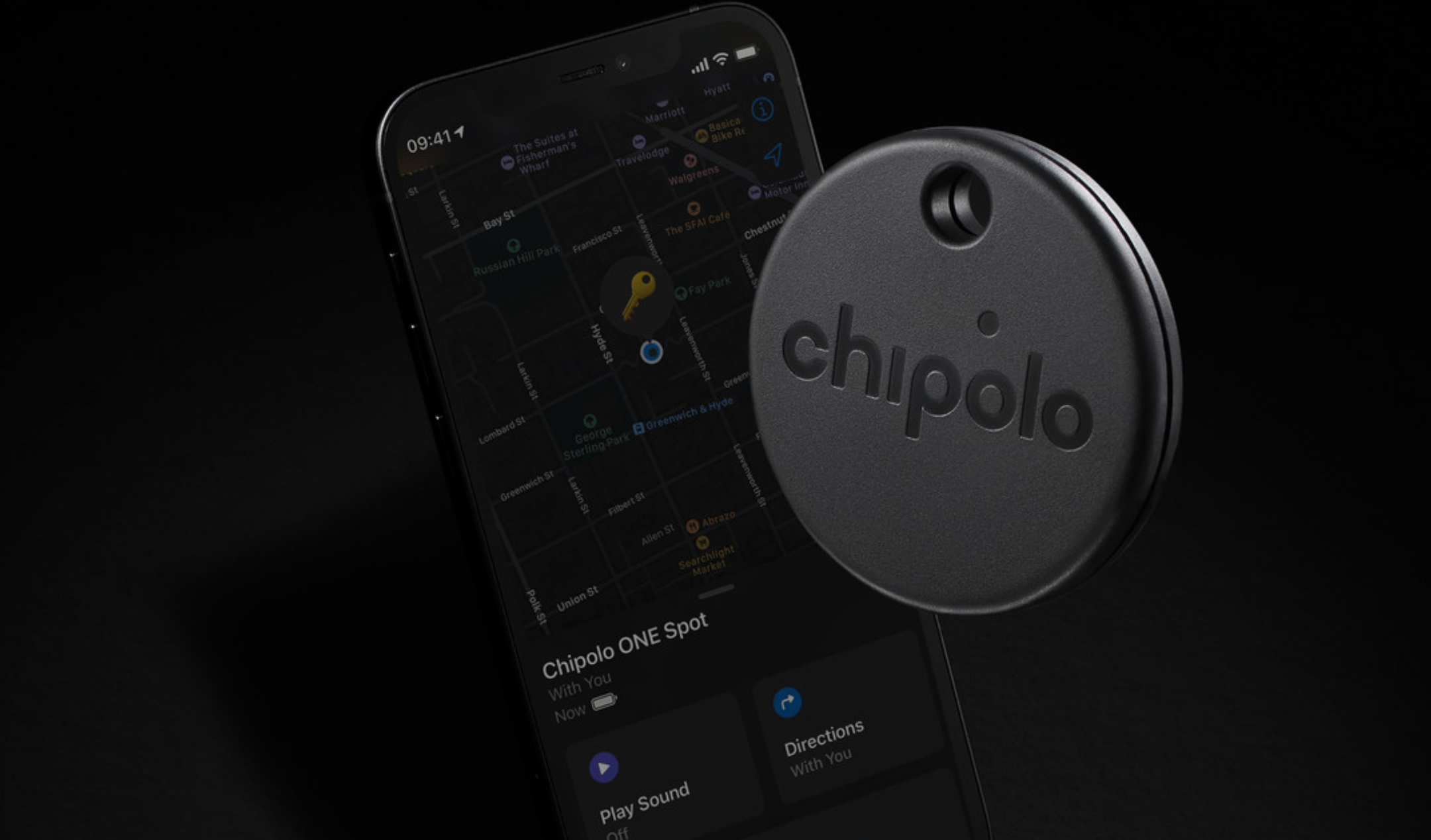 Chipolo One Spot and Apple Find My