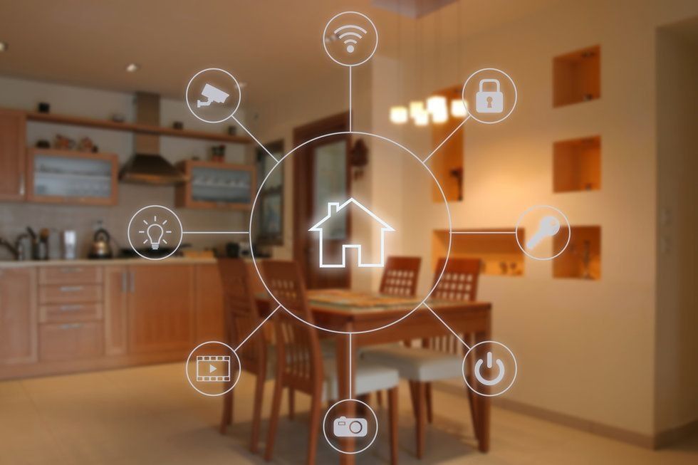 Smart home stock image