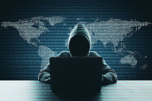 Hacker stealing data
