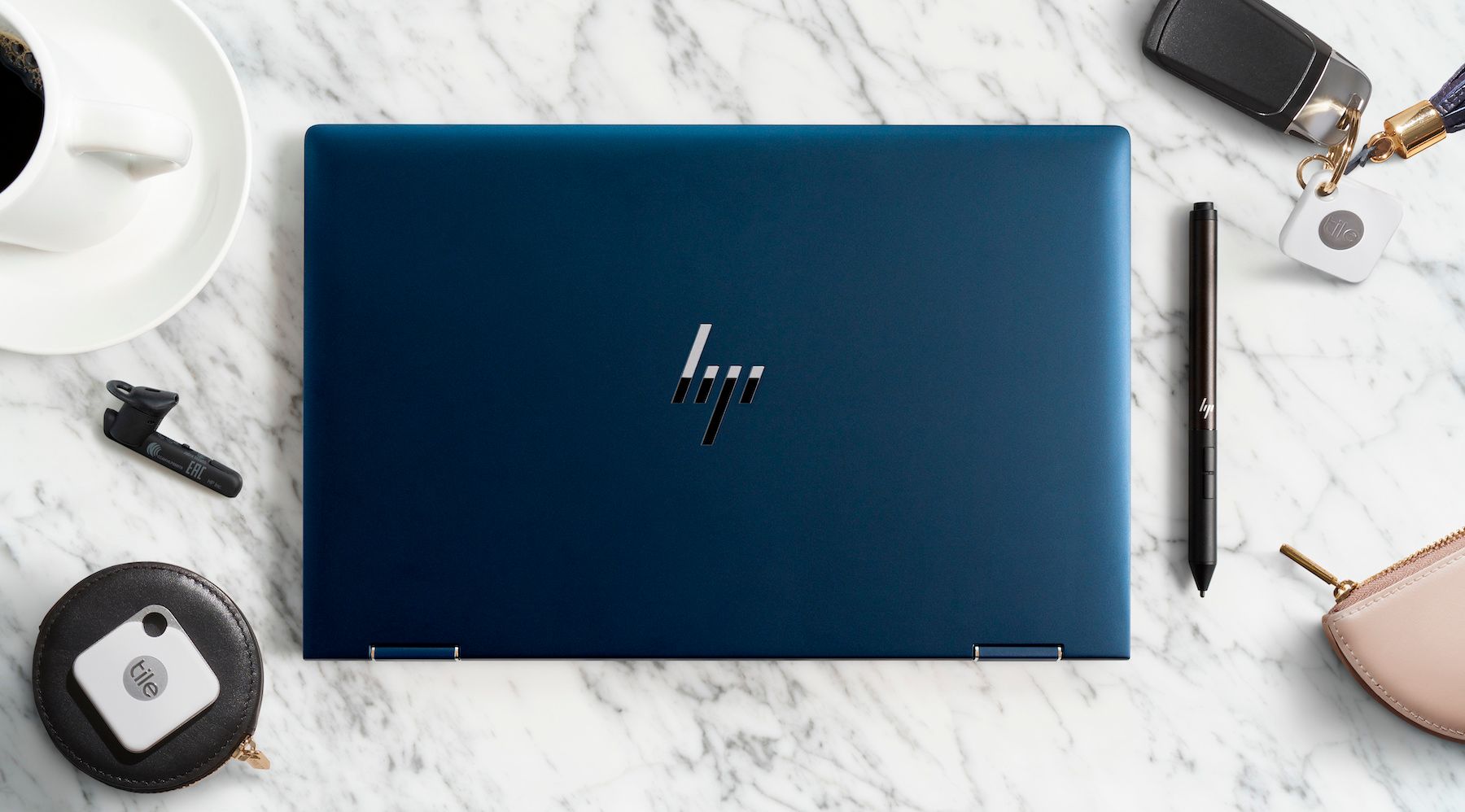 Tile and HP Elite Dragonfly laptop