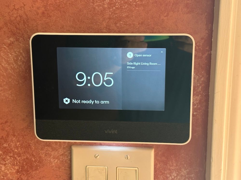 photo of Vivint Smart Hub Pro 2 installed