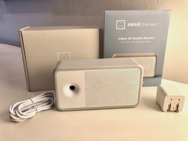 Awair Element indoor air-quality monitor review: New look, lower price tag,  same accurate readings