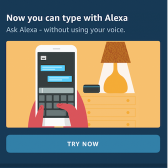 Type to Alexa