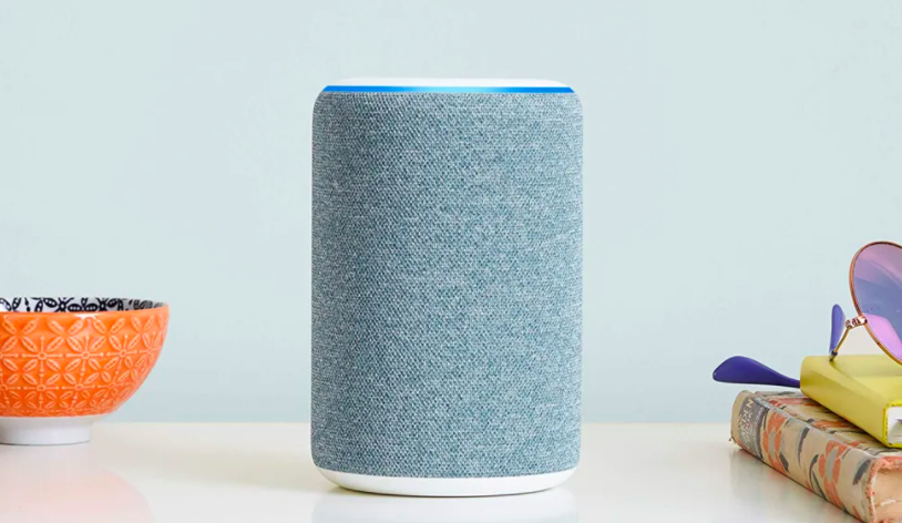 Amazon Echo smart speaker with Alexa