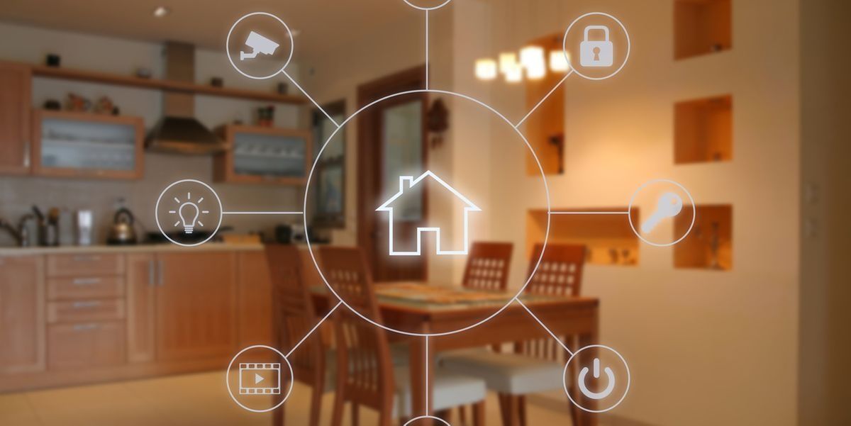 Smart home stock image