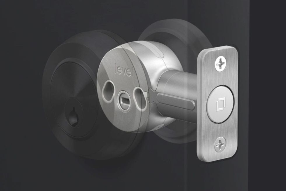 Level Bolt smart lock is compatible with Apple HomeKit.