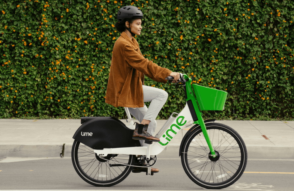 Lime e-bike